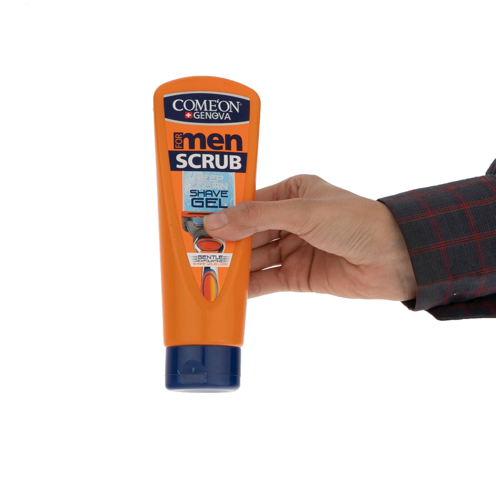 ژل اصلاح ریش مردانه کامان مدل SCRUB — تصویر ۲