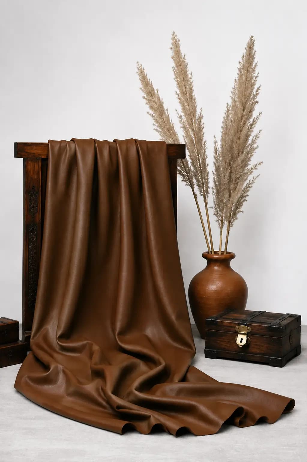 ساتن الیکس قهوای