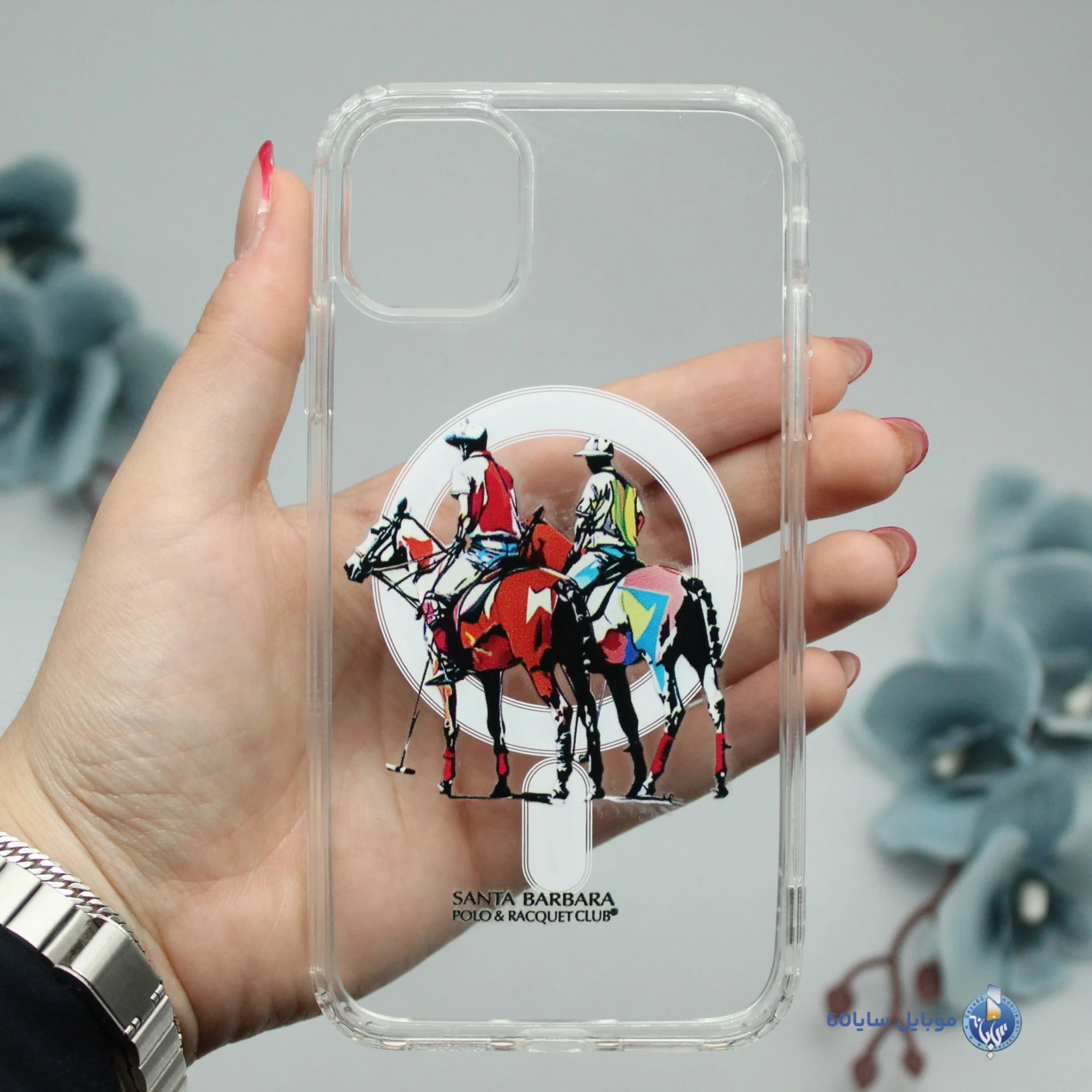 قاب موبایل iphone 11 مدل Polo شفاف مگسیف کد 083