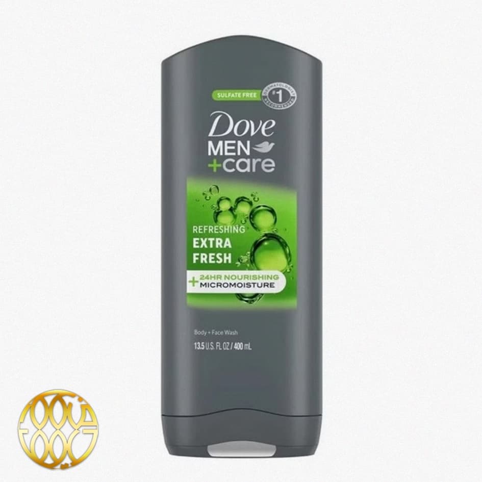 شامپو بدن و صورت داو Dove Men+Care Extra Fresh – ۴۰۰ میلیلیتر (ساخت آلمان)