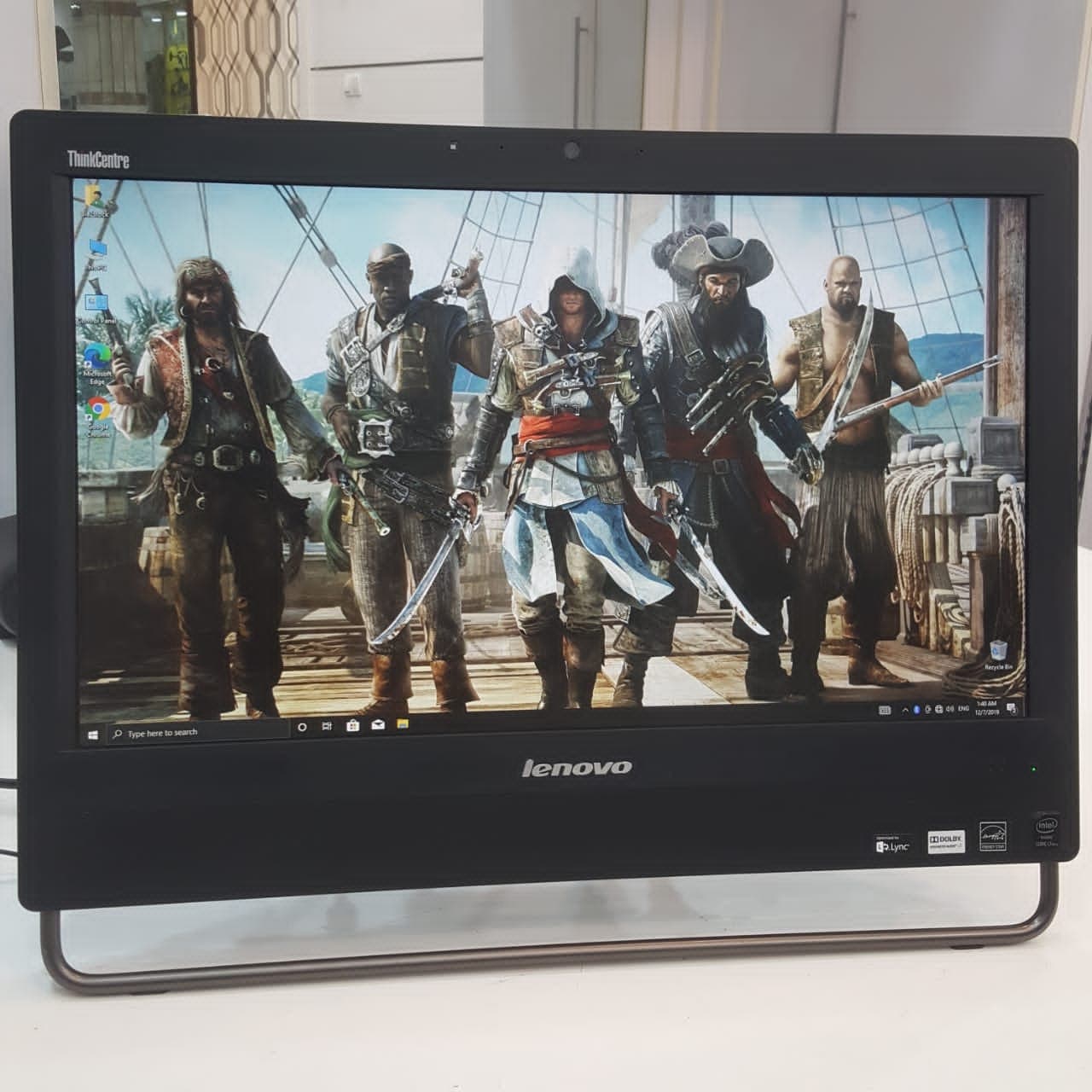 آل این وان استوک لنوو مدل Lenovo M93z با صفحه نمایش 23 اینچ تاچ، پردازنده i5 نسل 4، حافظه رم 8 گیگ، حافظه SSD 256 گیگ