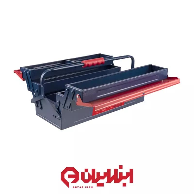 جعبه ابزار اتوماتیک 40 سانتیمتر فلزی 403 ایوک مدل K-8253 — تصویر ۲