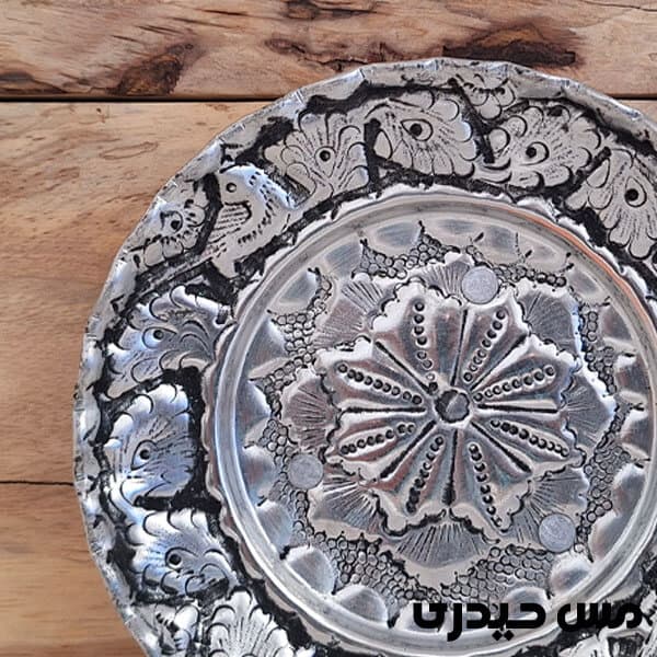 پیش دستی مس سفید قلم — تصویر ۲