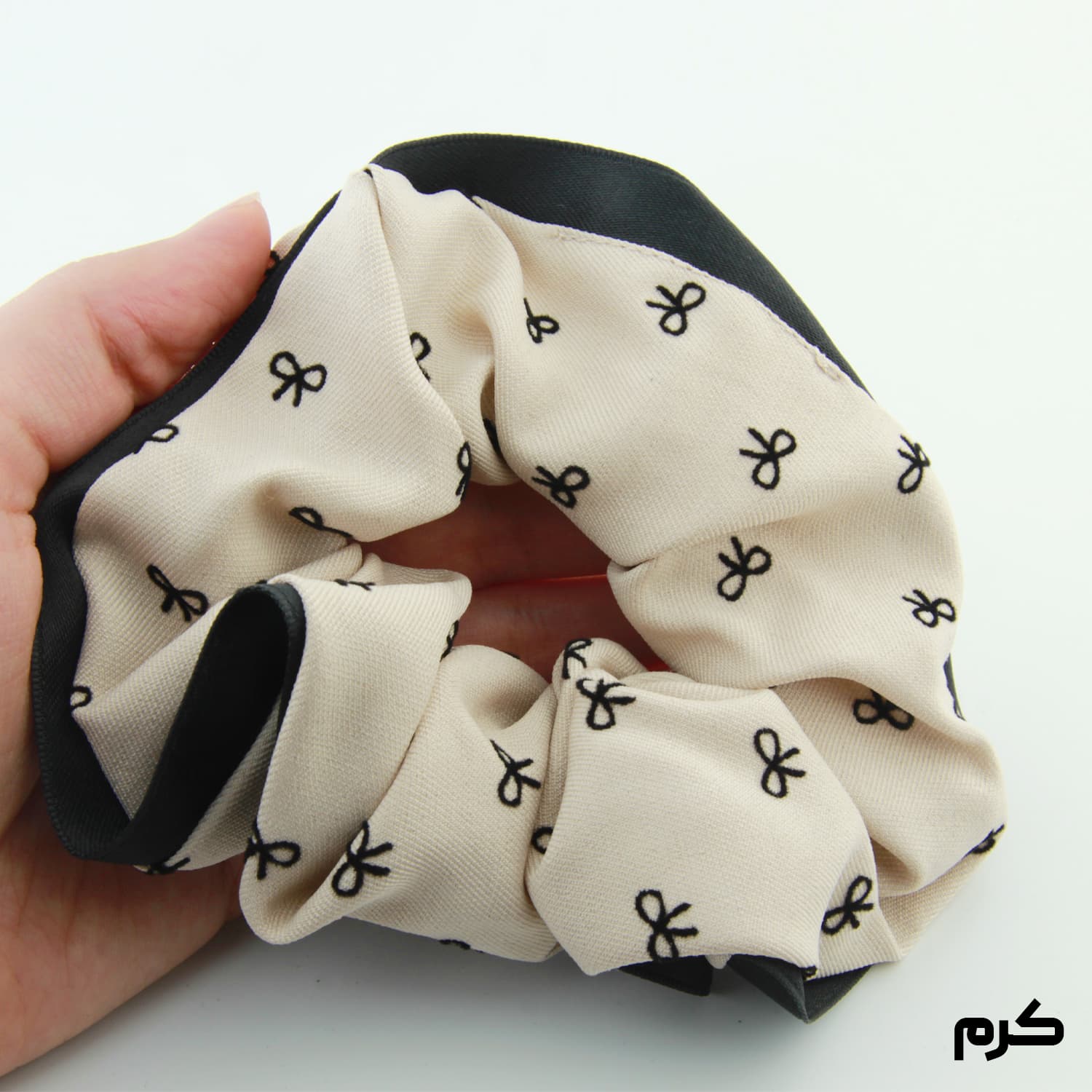 کش مو دخترانه مدل پاپیون پارچه ای — تصویر ۳