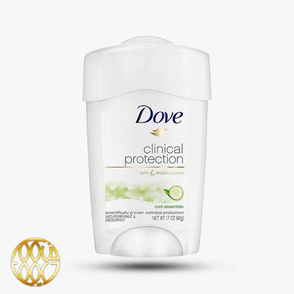استیک ضد تعریق زنانه داو سری Clinical Protection مدل Cool Essentials وزن 48 گرم | محافظت 48 ساعته
