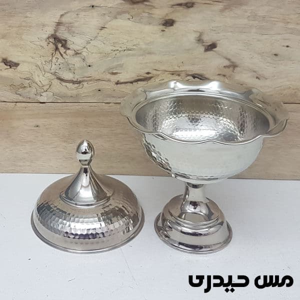 شکلات خوری کروم پایه دار مدل سوگل — تصویر ۲
