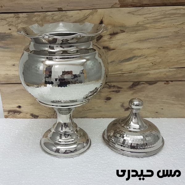 شکلات خوری مسی سفید کروم مدل اطلس — تصویر ۳
