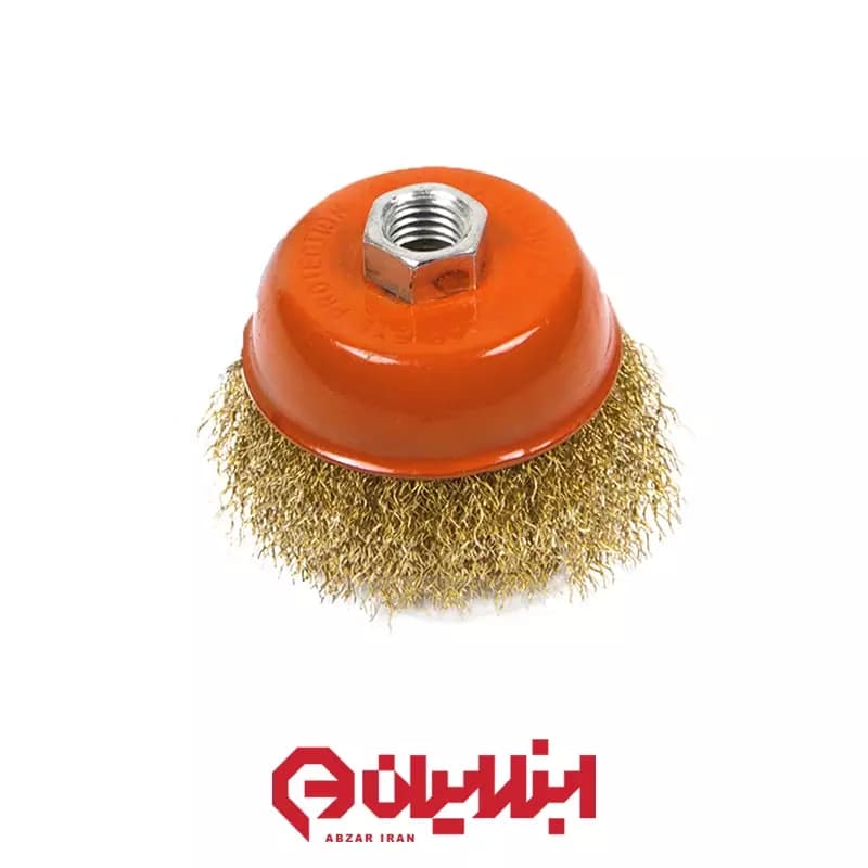 فرچه سیمی کاسه ای 10 افشان نورس NR-BA10