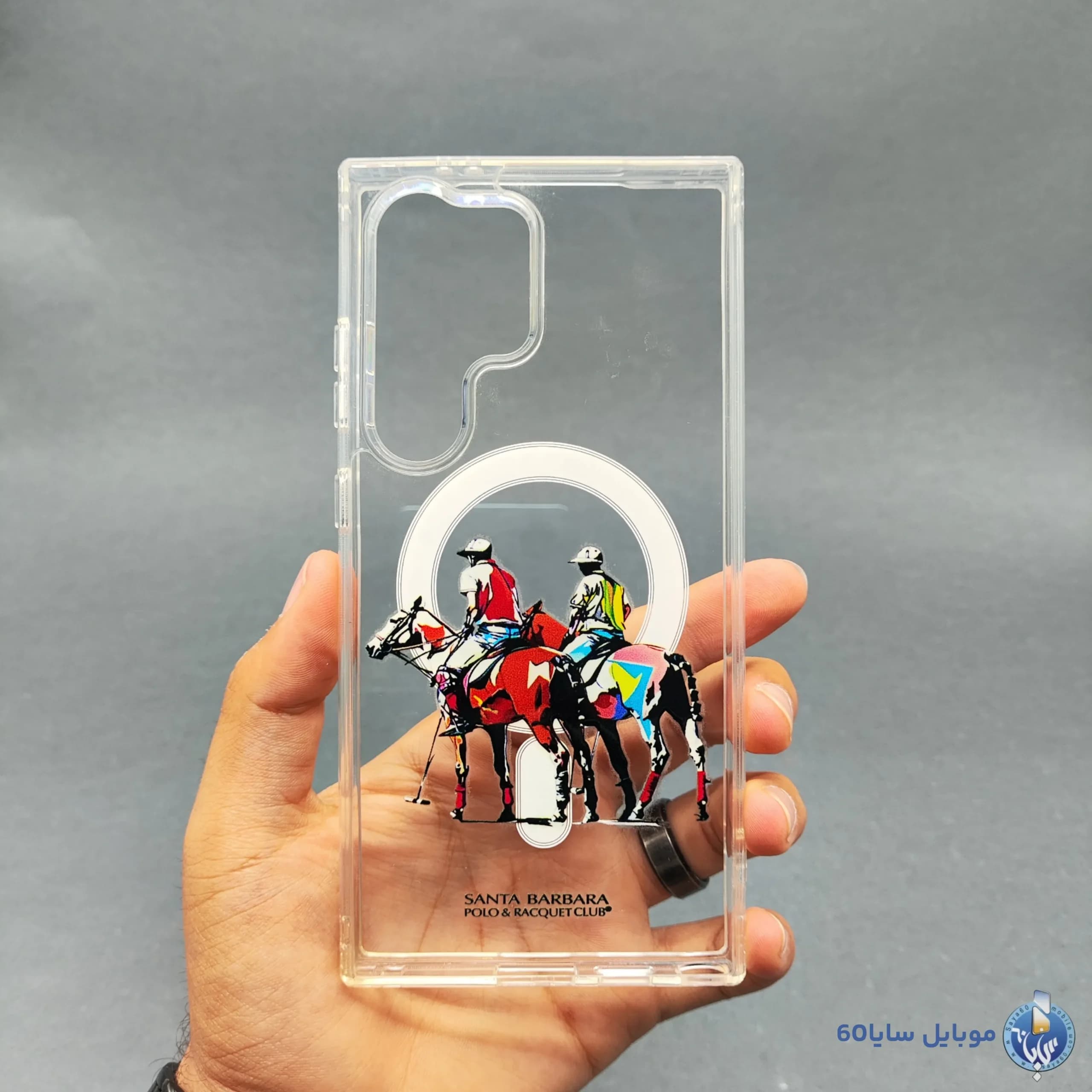 قاب موبایل Samsung S23 Ultra مدل Polo شفاف مگسیف کد 054