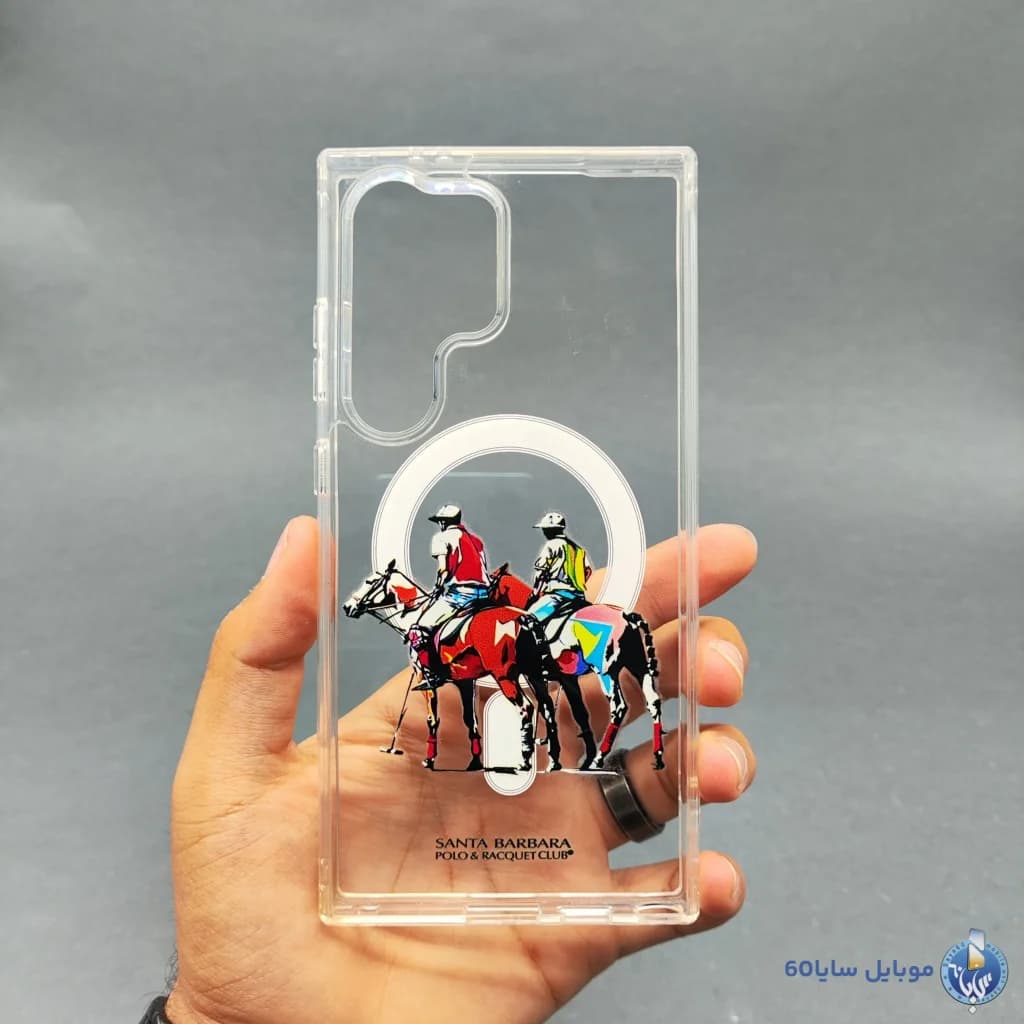 قاب موبایل Samsung S23 Ultra مدل Polo شفاف مگسیف کد 054 — تصویر ۳