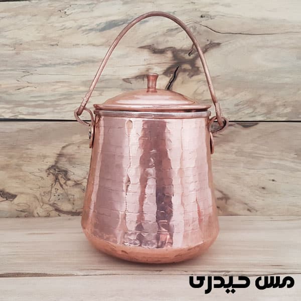 دیزی خوری مسی چکشی طرح ماهور