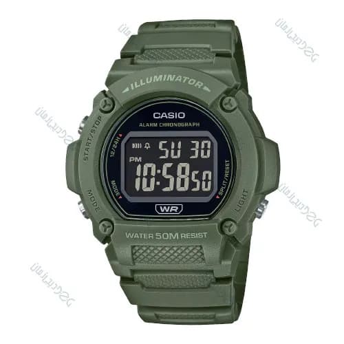 ساعت مردانه کاسیو (Casio) اصل|مدل W-219HC-3BVDF
