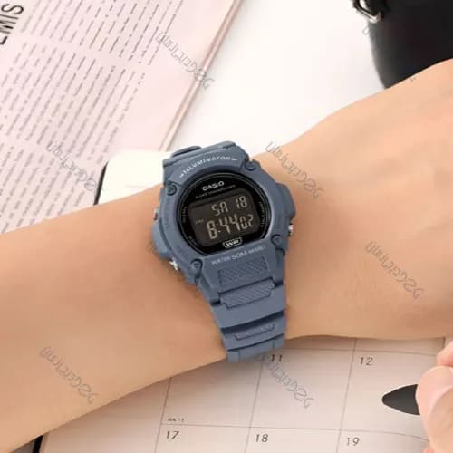 ساعت مردانه کاسیو (Casio) اصل|مدل W-219HC-2BVDF — تصویر ۴