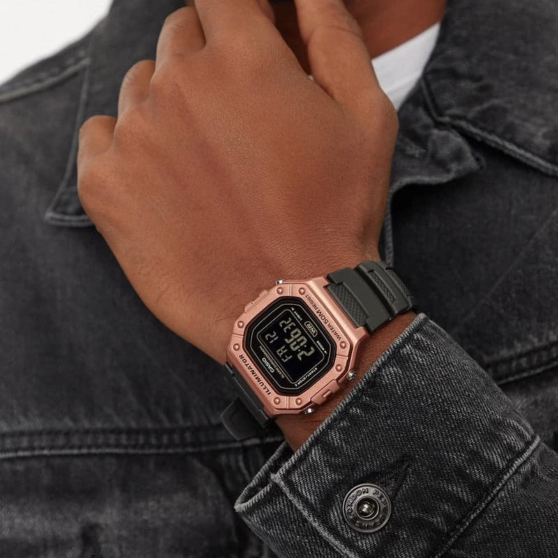 ساعت مردانه کاسیو (Casio) اصل|مدل W-218HM-5BVDF — تصویر ۸