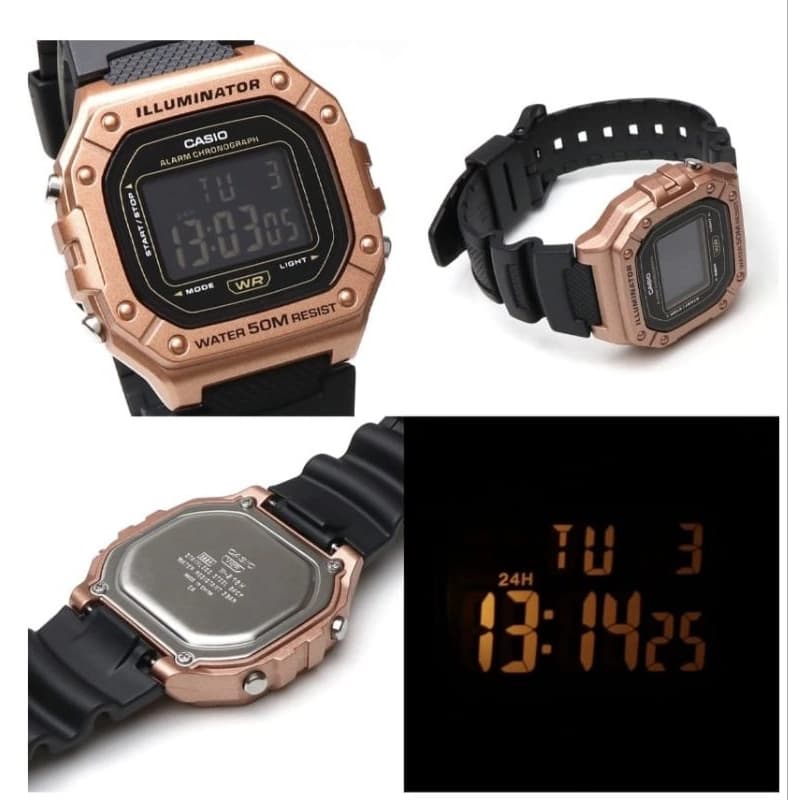 ساعت مردانه کاسیو (Casio) اصل|مدل W-218HM-5BVDF — تصویر ۷