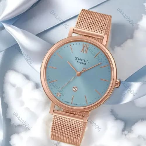 ساعت زنانه کاسیو (Casio) اصل|مدل SHE-4539PM-2AUDF — تصویر ۳