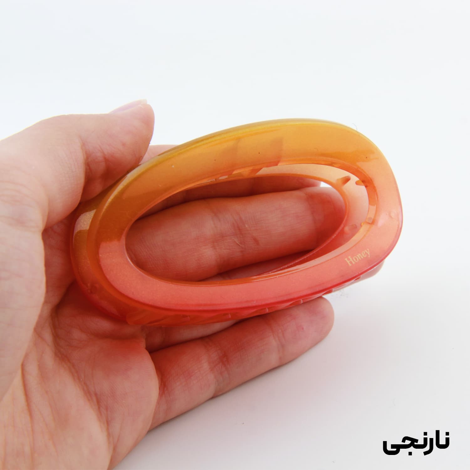 کلیپس دخترانه مدل بیضی دو رنگ — تصویر ۸