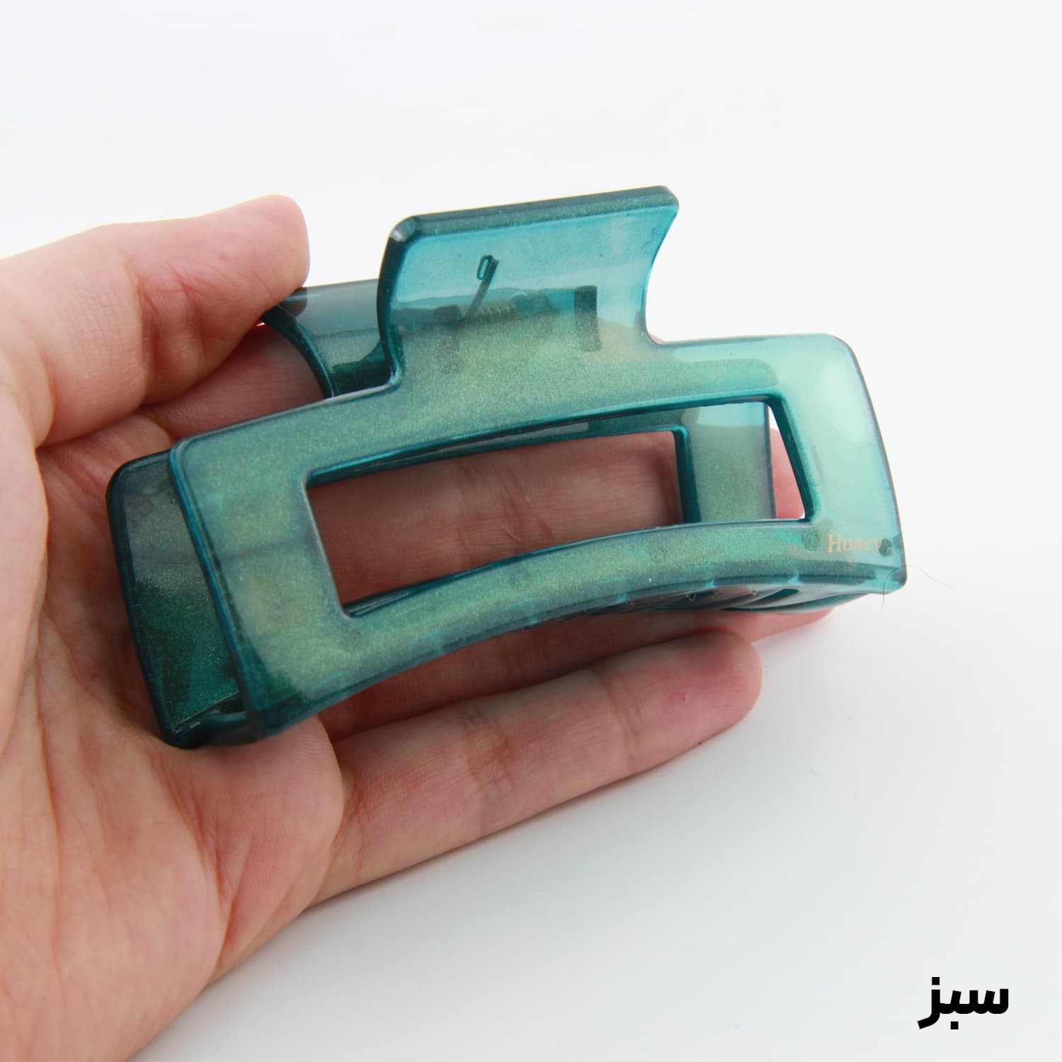 کلیپس دخترانه honey مدل مستطیلی دو رنگ — تصویر ۴