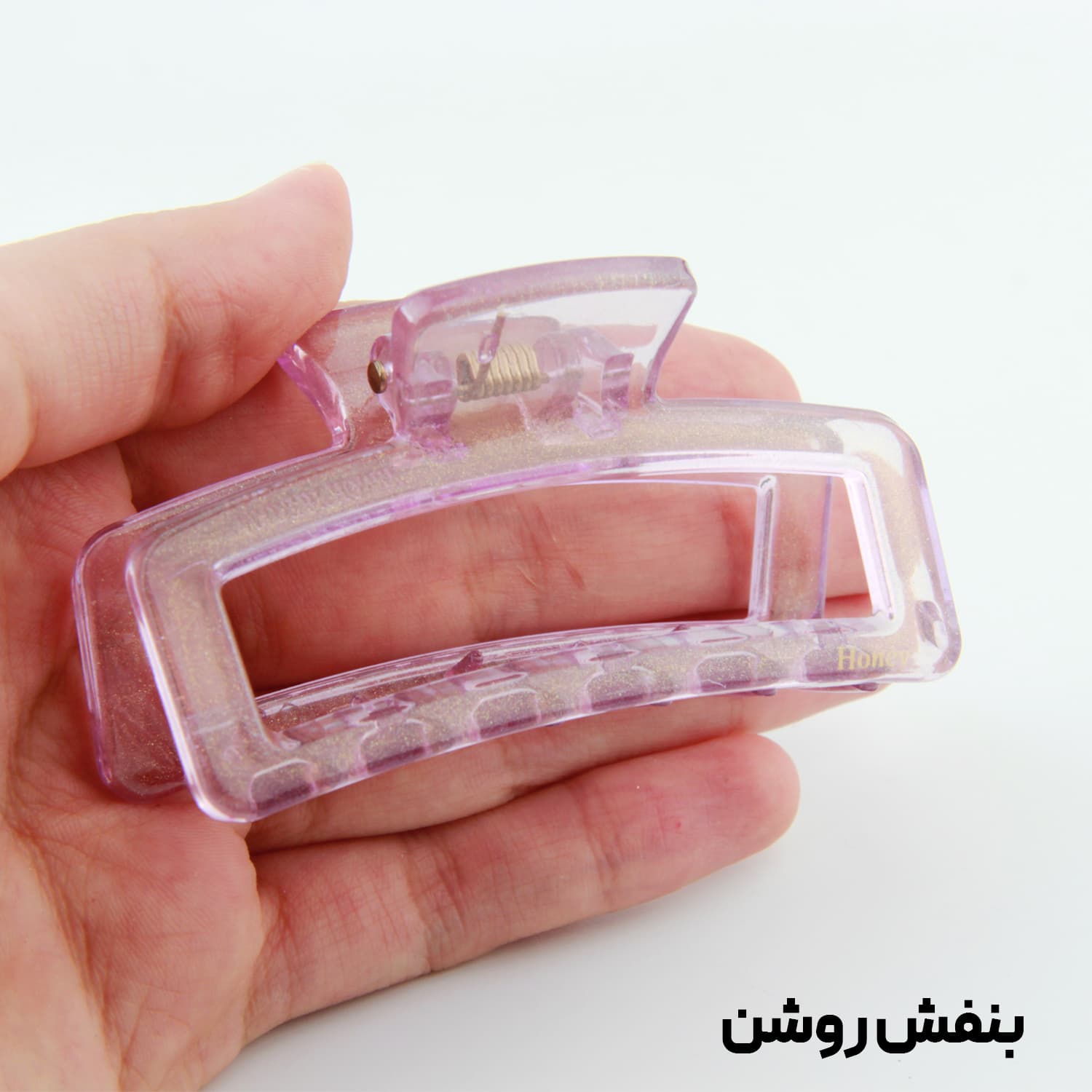 کلیپس دخترانه honey مدل مستطیل شیشه ای — تصویر ۵