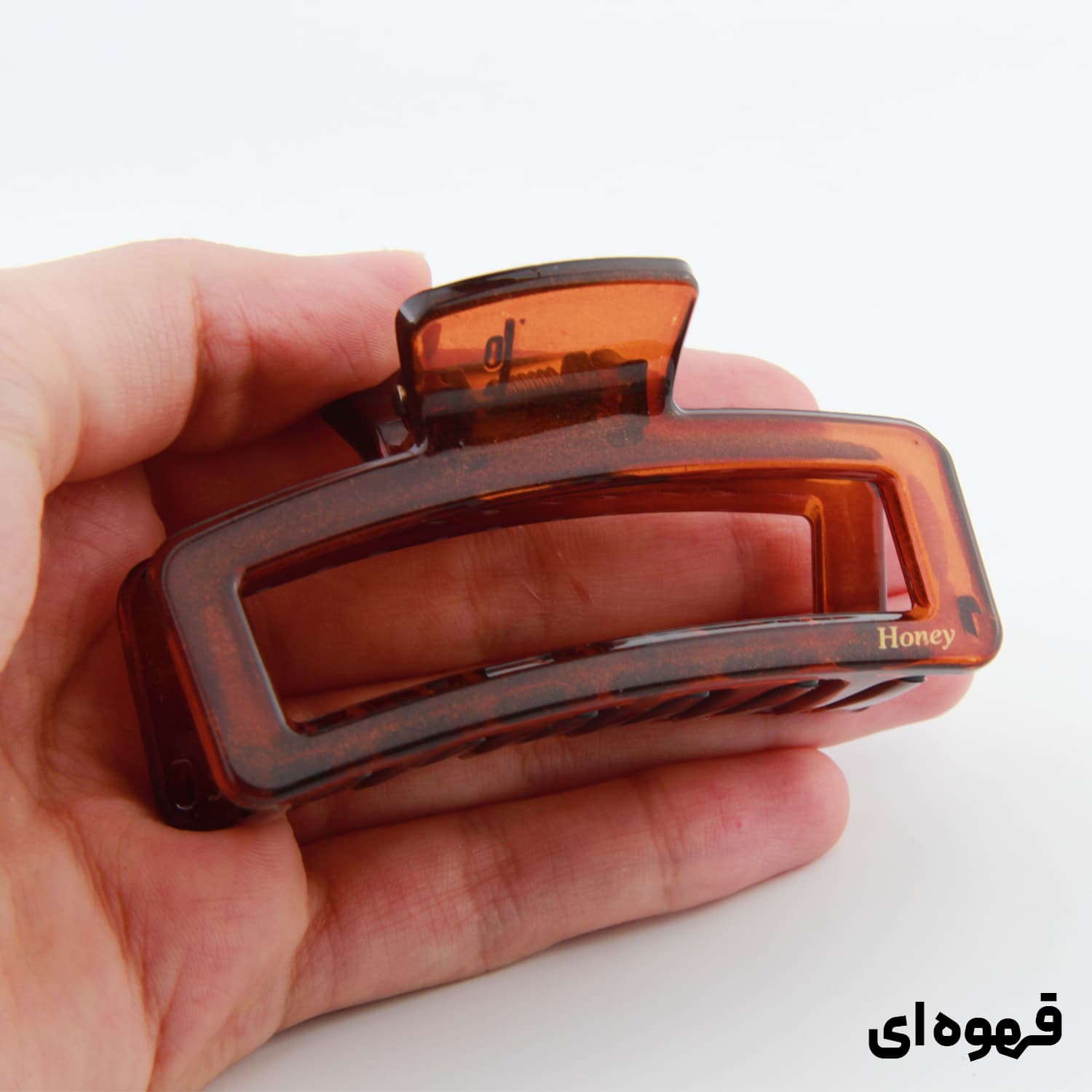 کلیپس دخترانه honey مدل مستطیل شیشه ای — تصویر ۴