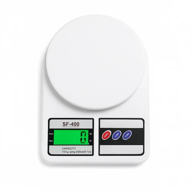 ترازو دیجیتال آشپزخانه ظرفیت 10 کیلوگرم (مدل SF-400) اصل