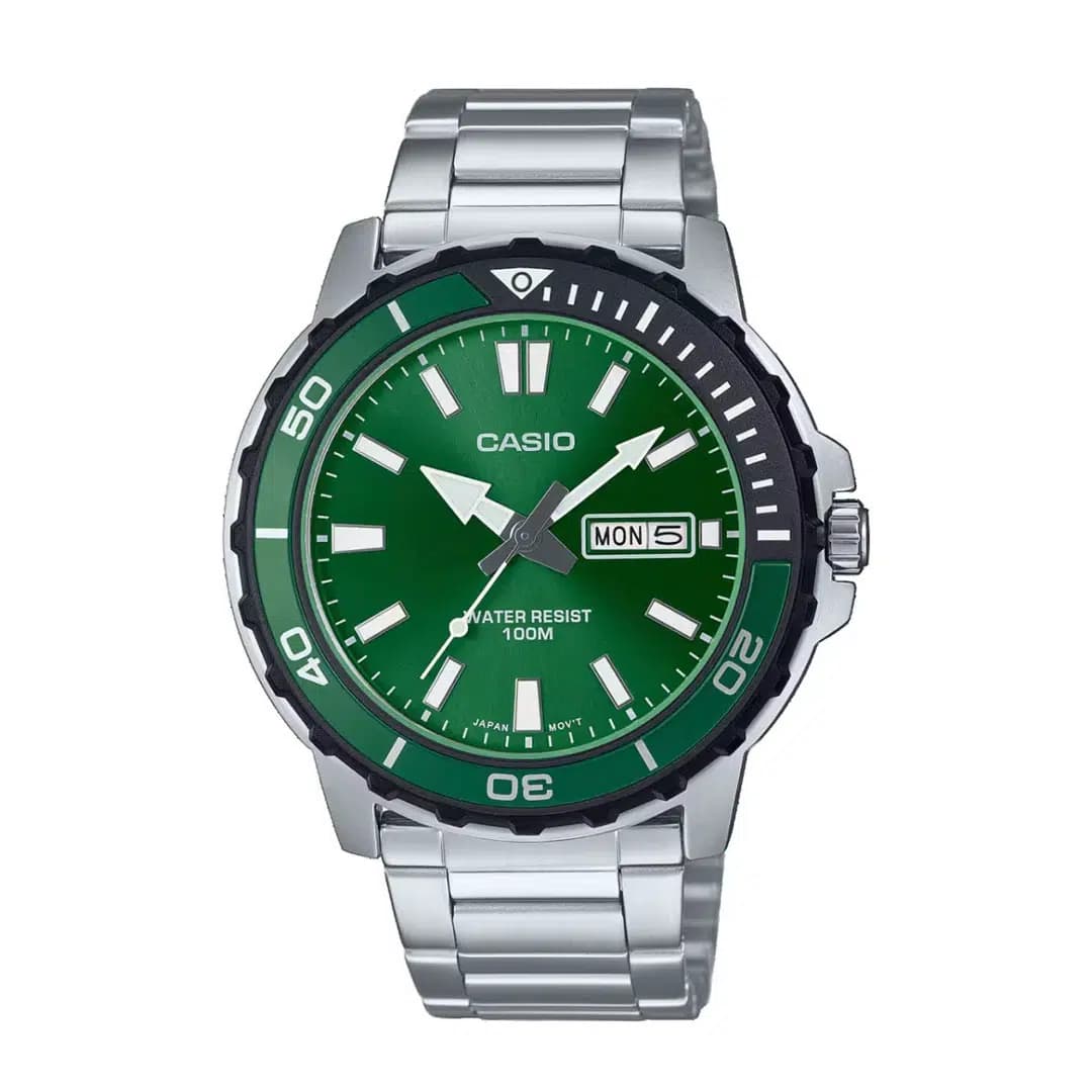 ساعت مردانه کاسیو (Casio) اصل|مدل MTD-125D-3AVDF — تصویر ۱۲