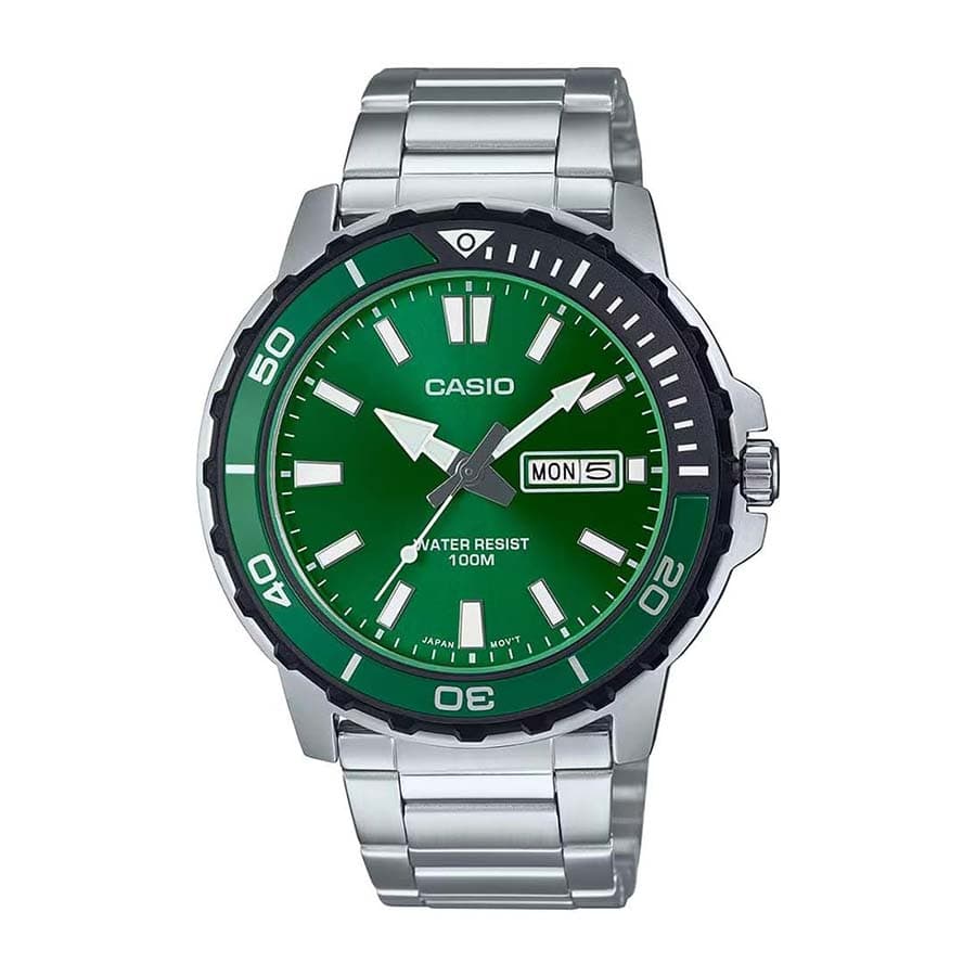 ساعت مردانه کاسیو (Casio) اصل|مدل MTD-125D-3AVDF — تصویر ۶