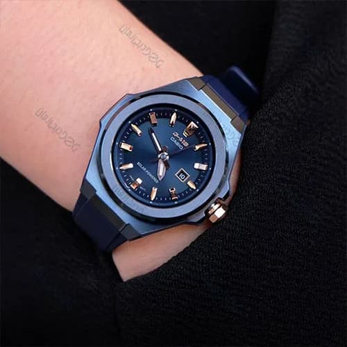 ساعت زنانه کاسیو (Casio) اصل|مدل MSG-S500G-2A2DR — تصویر ۴