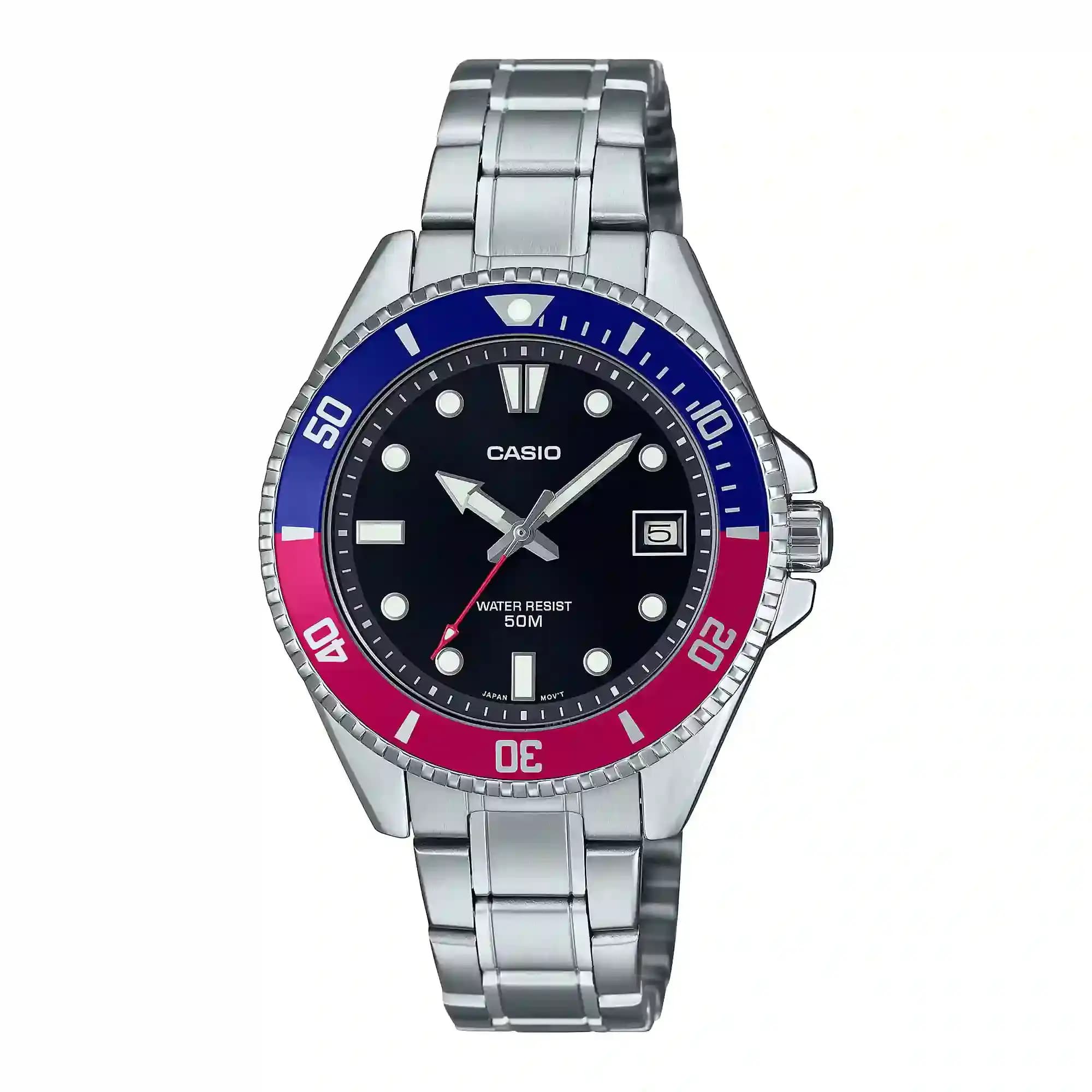 ساعت زنانه و مردانه کاسیو (Casio) اصل|مدل MDV-10D-1A3VDF — تصویر ۷