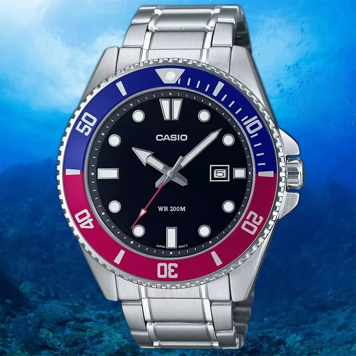 ساعت مردانه کاسیو (Casio) اصل|مدل MDV-107D-1A3VDF — تصویر ۱۱