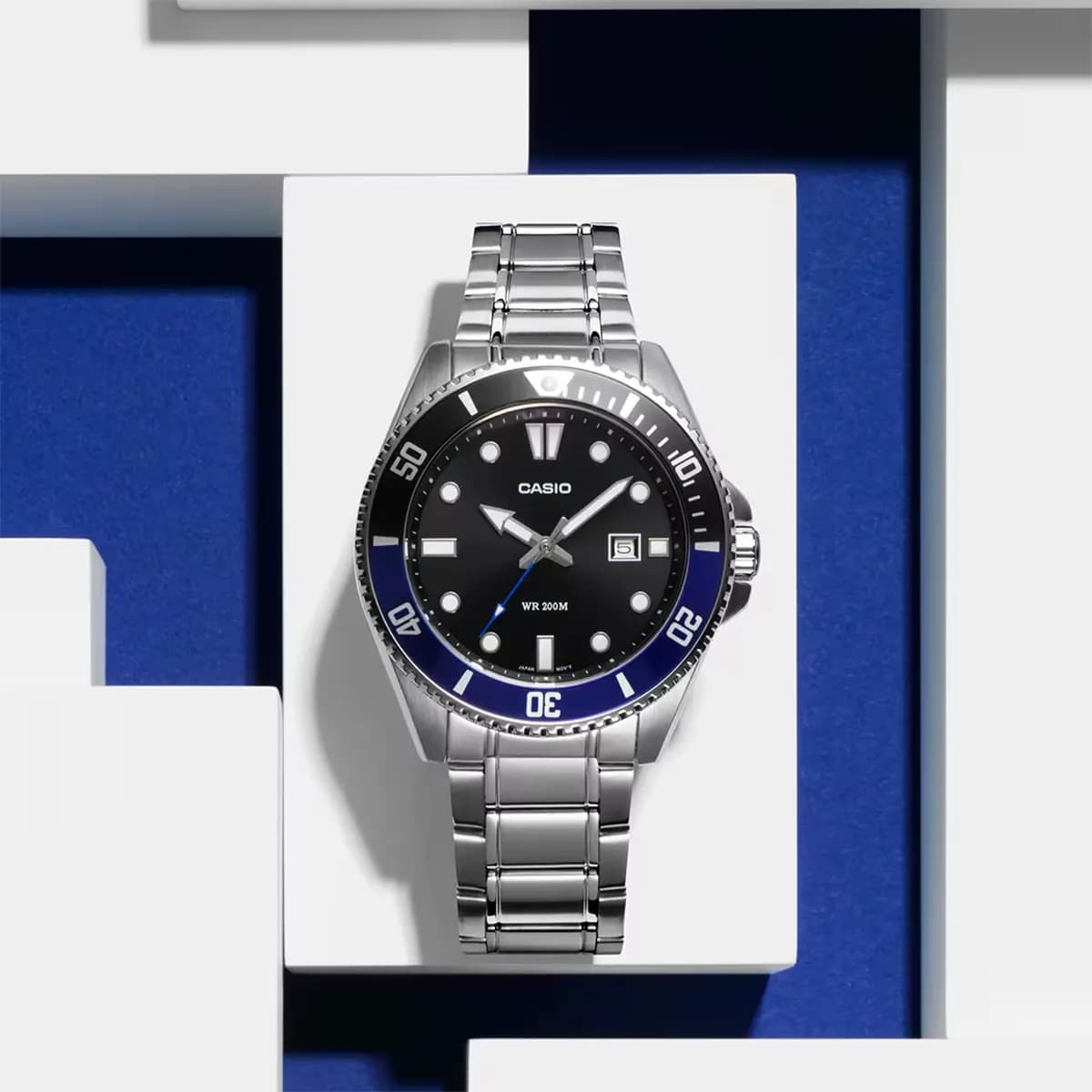 ساعت مردانه کاسیو (Casio) اصل|مدل MDV-107D-1A2VDF — تصویر ۱۰