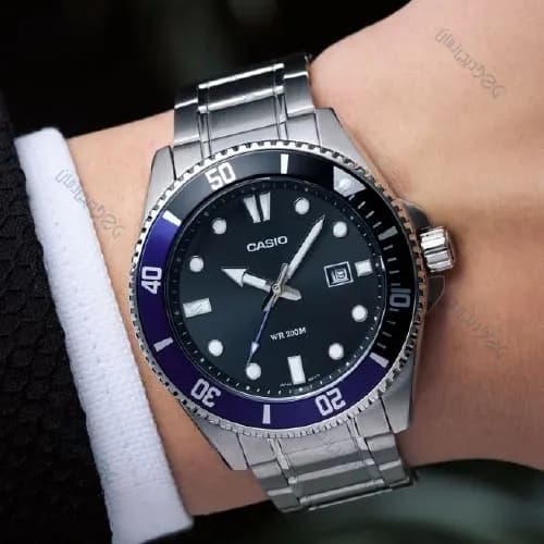 ساعت مردانه کاسیو (Casio) اصل|مدل MDV-107D-1A2VDF — تصویر ۴