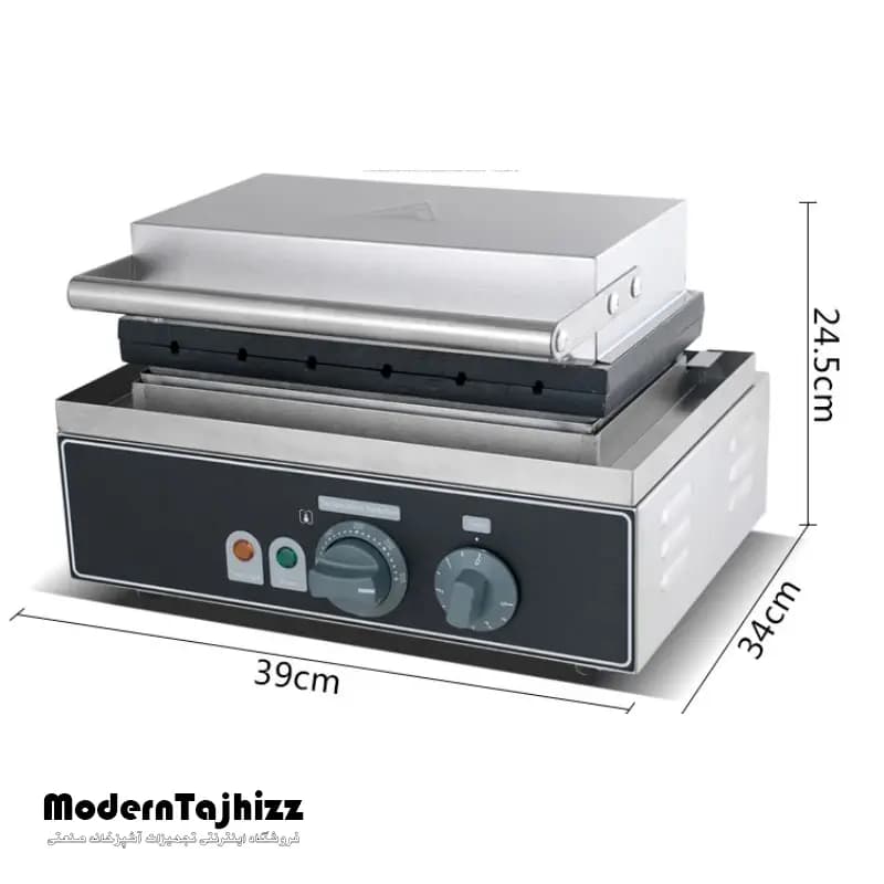 وافل ساز هات داگ مرکب مدل PFY-216 بست BEST — تصویر ۳