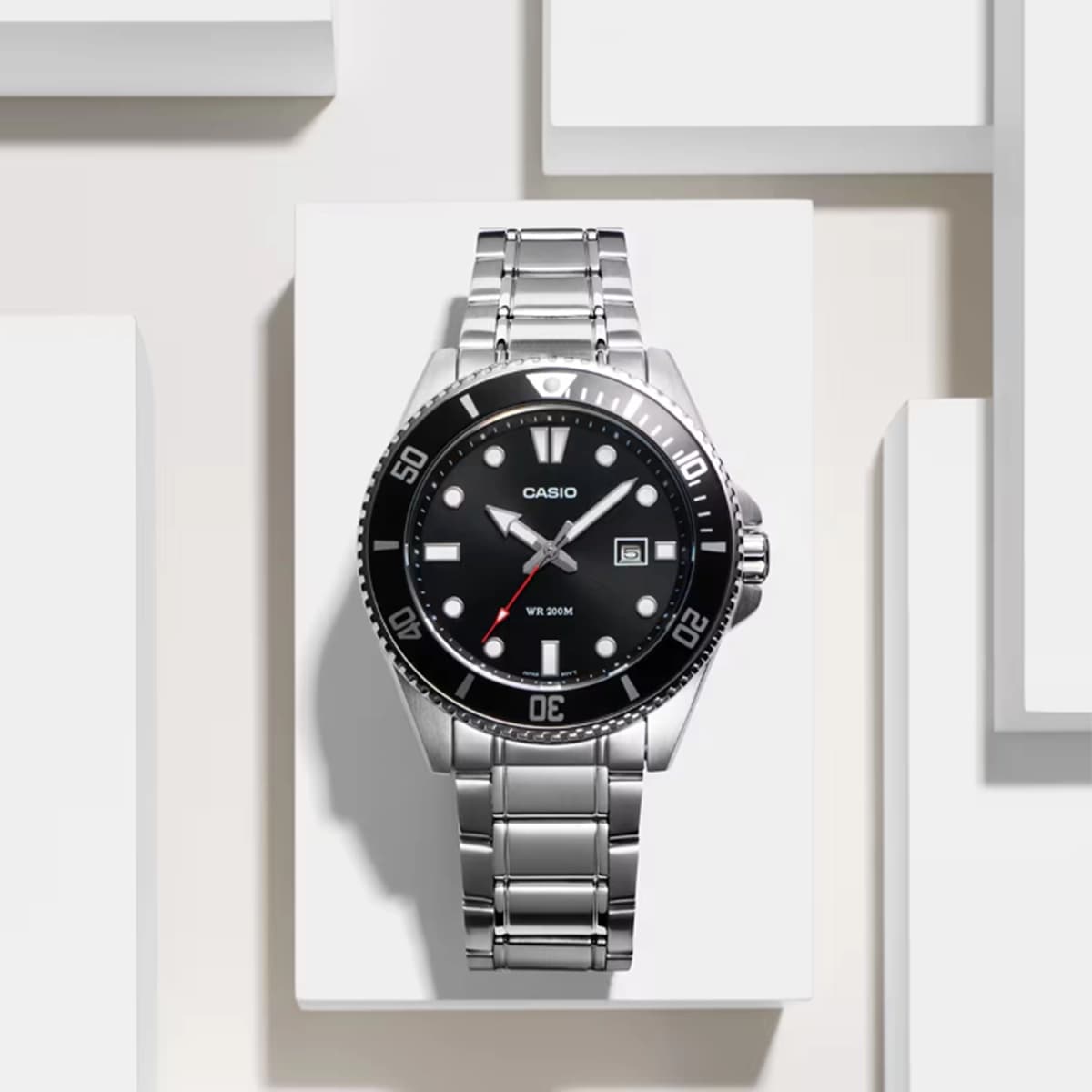 ساعت مردانه کاسیو (Casio) اصل|مدل MDV-107D-1A1VDF — تصویر ۱۰