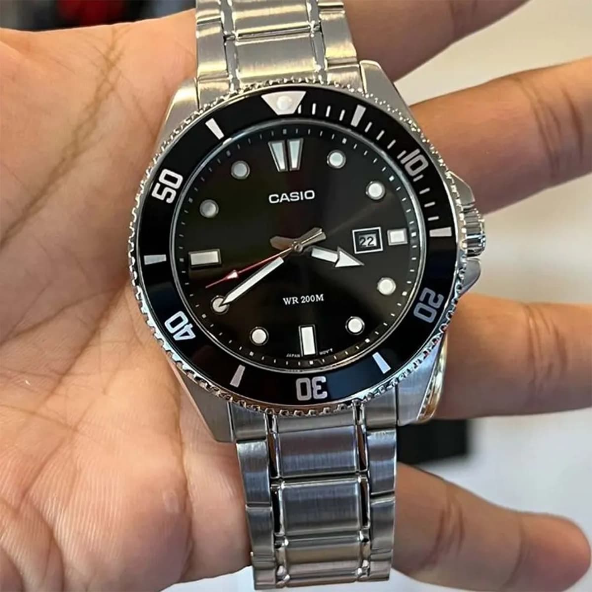 ساعت مردانه کاسیو (Casio) اصل|مدل MDV-107D-1A1VDF — تصویر ۱۱