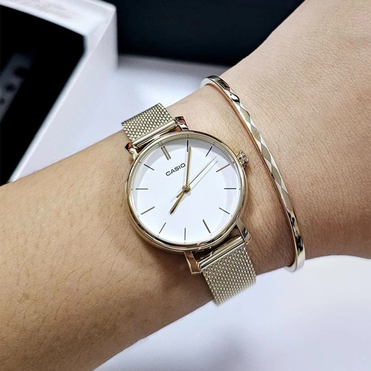 ساعت زنانه کاسیو (Casio) اصل|مدل LTP-2024VMG-7CDR — تصویر ۱۱