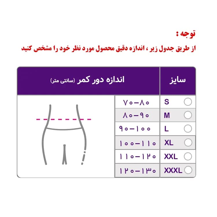 کمربند کشی آتل دار ورنا کد V206 — تصویر ۲