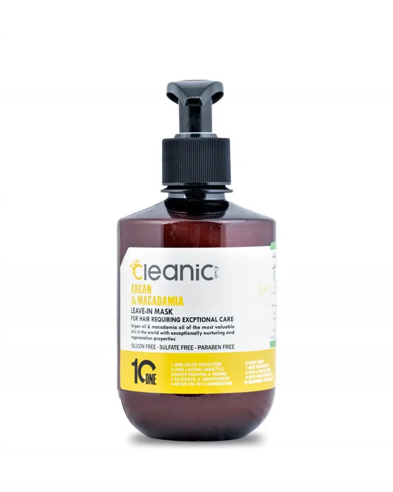 ماسک موی بیرون حمام آرگان و ماکادمیا کلینیک کیندی 350ml