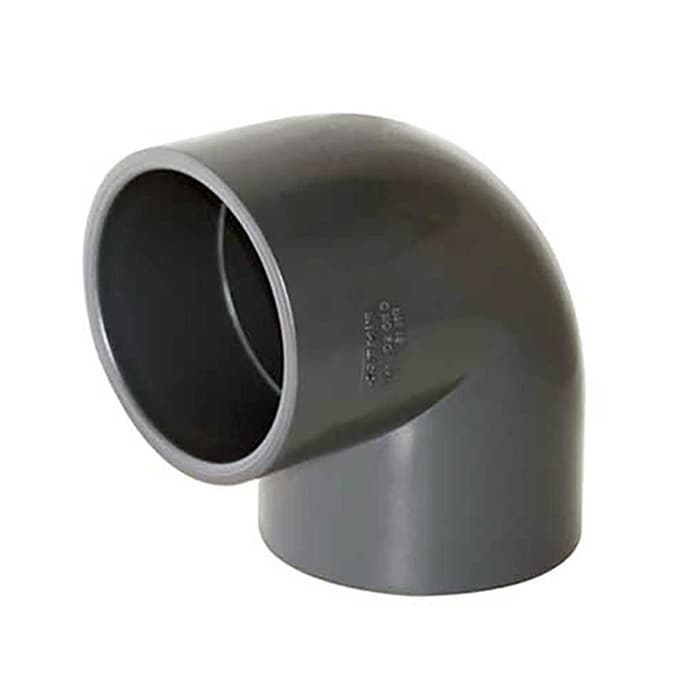 زانو 90درجه چسبی 50سانتی UPVC