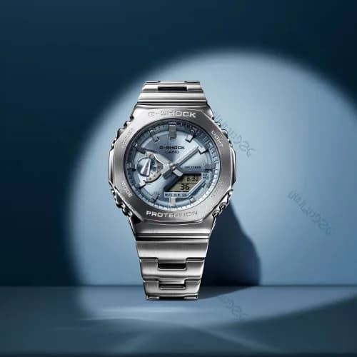 ساعت مردانه کاسیو (Casio) اصل|مدل GM-2110D-2ADR — تصویر ۵