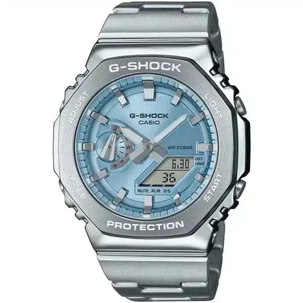 ساعت مردانه کاسیو (Casio) اصل|مدل GM-2110D-2ADR — تصویر ۶