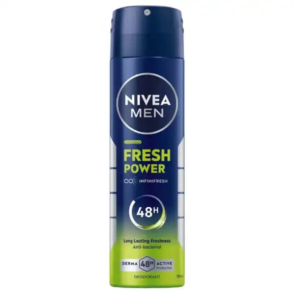 اسپری دئودورانت نیوآ مردانه Fresh Power حجم ۱۵۰ میل