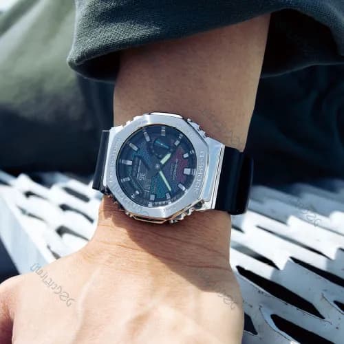 ساعت مردانه کاسیو (Casio) اصل|مدل GM-2100RW-1ADR — تصویر ۴