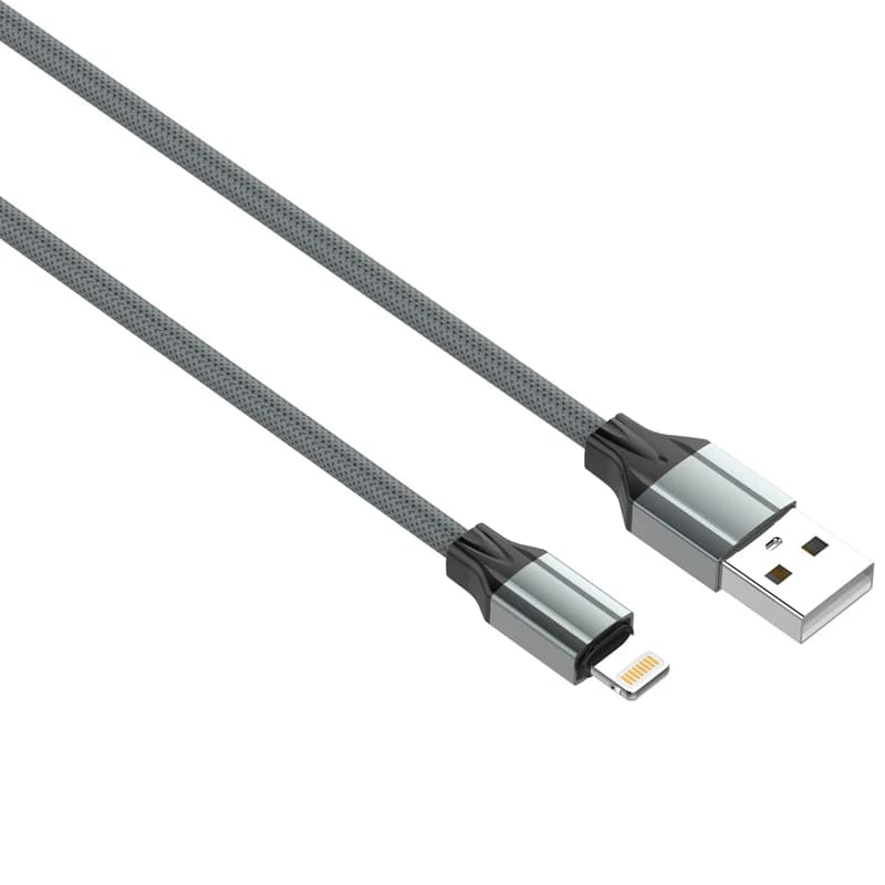 کابل لایتنینگ فست شارژ الدینیو مدل LS441 طول ۱ متر ۲.۴ آمپر