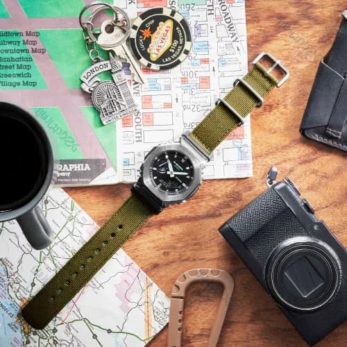 ساعت مردانه کاسیو (Casio) اصل|مدل GM-2100CB-3ADR — تصویر ۵
