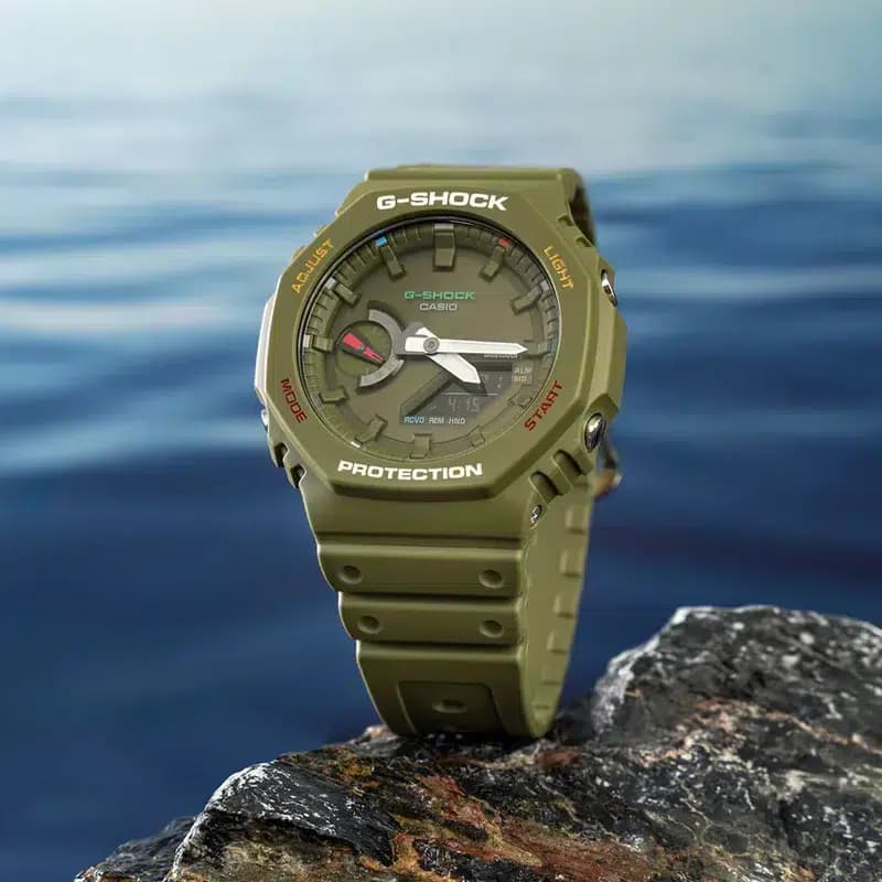 ساعت مردانه کاسیو (Casio) اصل|مدل GA-B2100FC-3ADR — تصویر ۸