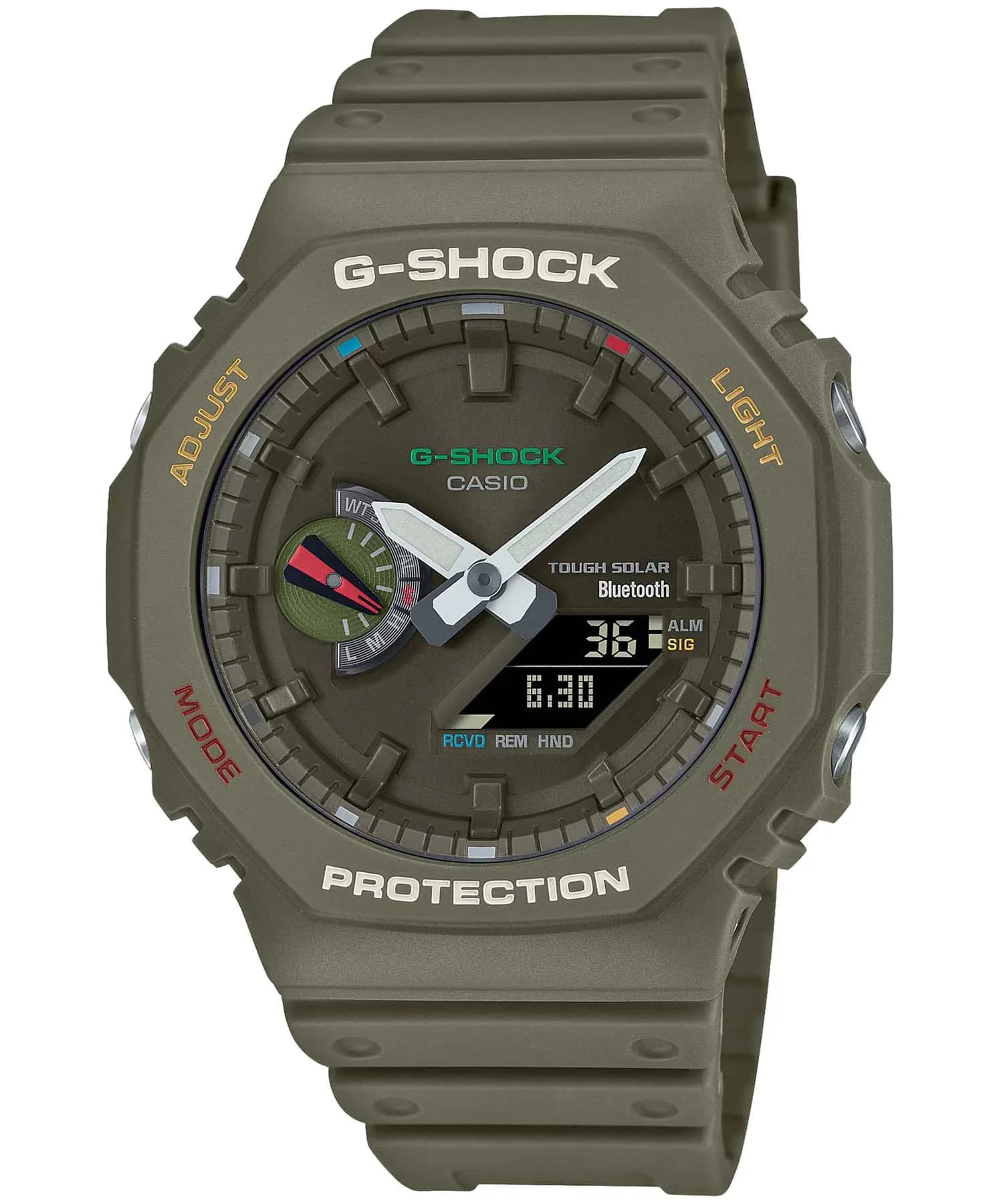 ساعت مردانه کاسیو (Casio) اصل|مدل GA-B2100FC-3ADR — تصویر ۹