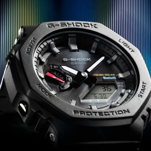 ساعت مردانه کاسیو (Casio) اصل|مدل GA-B2100-1ADR — تصویر ۵