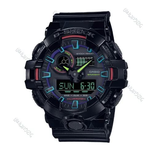 ساعت مردانه کاسیو (Casio) اصل|مدل GA-700RGB-1ADR