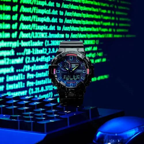 ساعت مردانه کاسیو (Casio) اصل|مدل GA-700RGB-1ADR — تصویر ۵